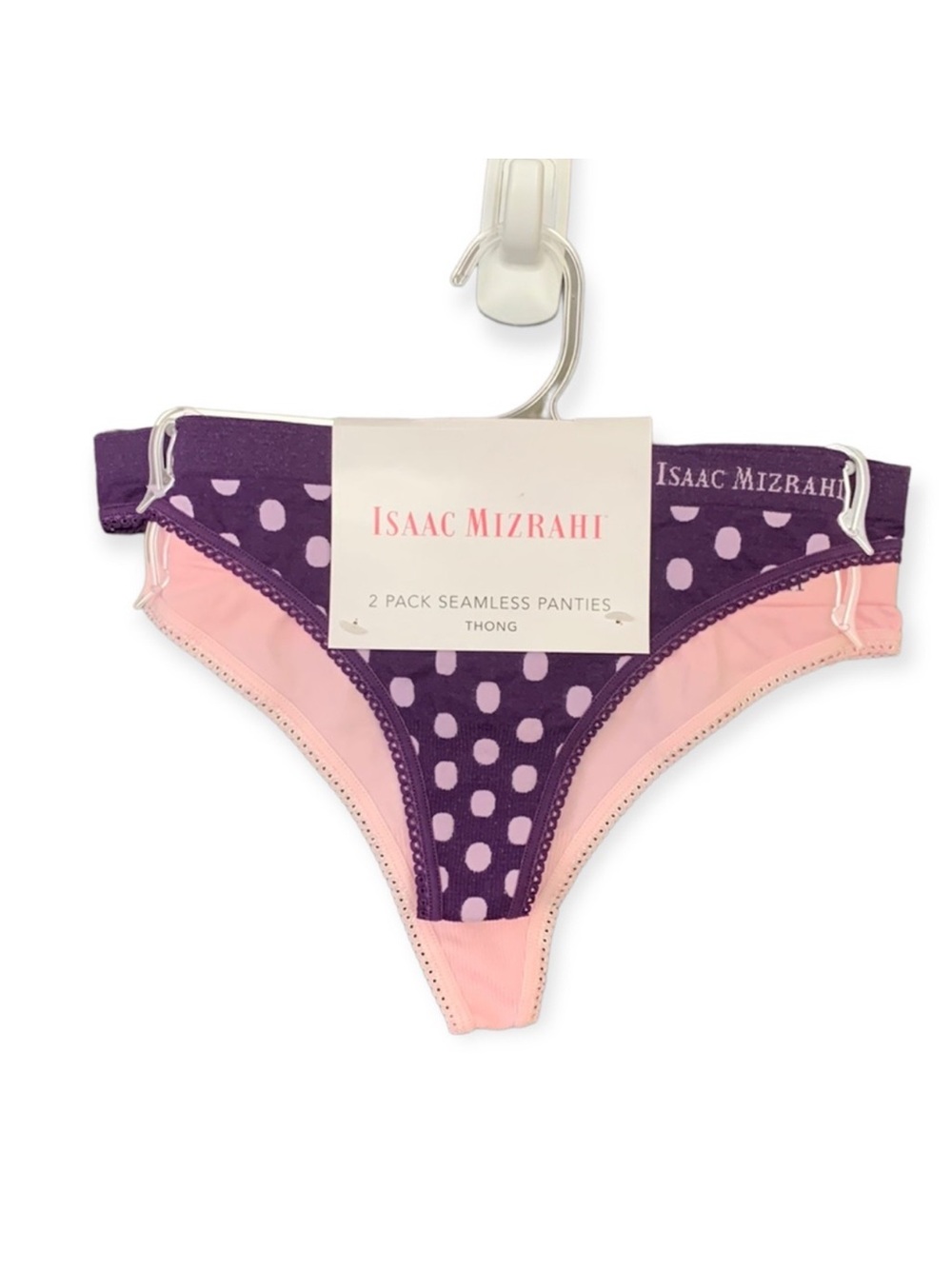 Isaac Mizrahi Seamless Thong Size Medium Panties 2 Pack